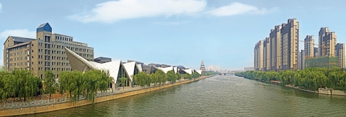 濟(jì)南市小清河板橋飛鷂景觀工程